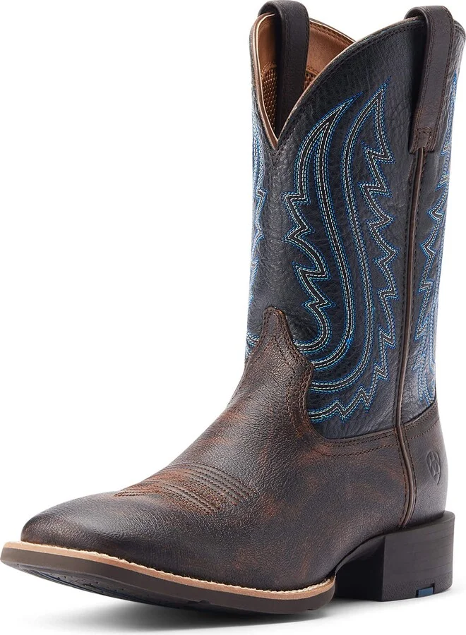 ARIAT BMVY9 Mens Sport Big Country Western Boot Tortuga/Black 13 Wide