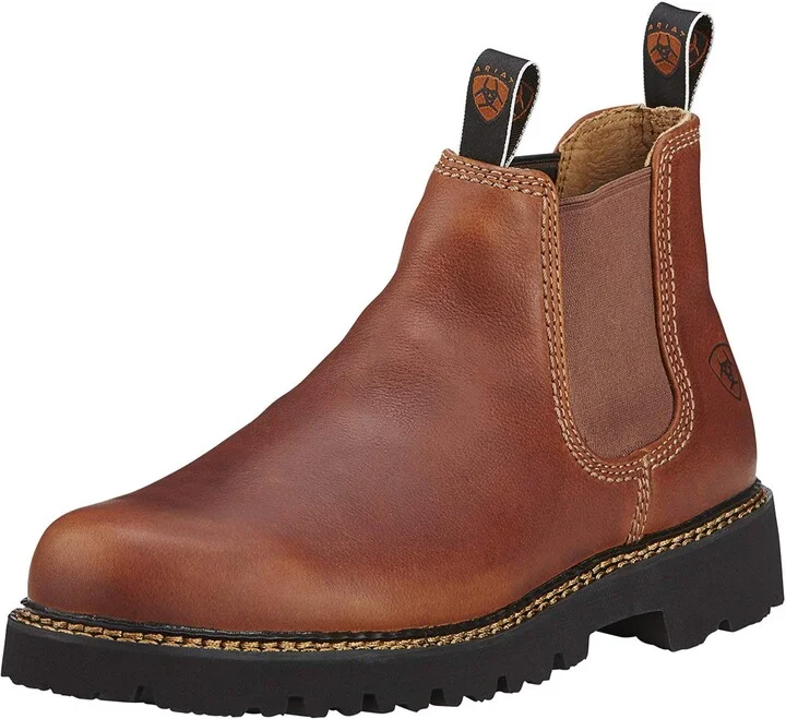 ARIAT BMVY9 Mens Spot Hog Boot Peanut 10.5