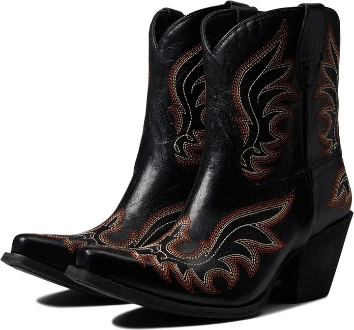 ARIAT BMVY9 Womens Chandler Western Boot Spade Black 10