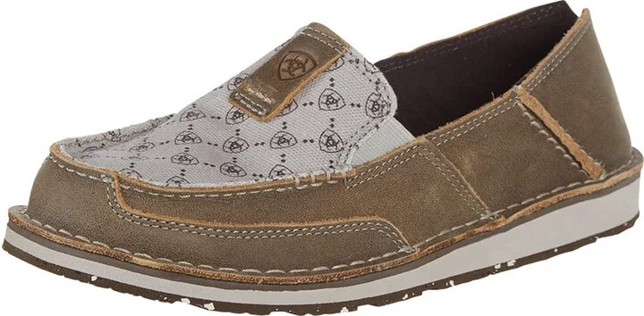 ARIAT BMVY9 Womens Cruiser Brown Bomber Logo 10