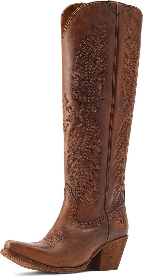ARIAT BMVY9 Womens Guinevere Western Boot Naturally Distressed Allegro 8.5