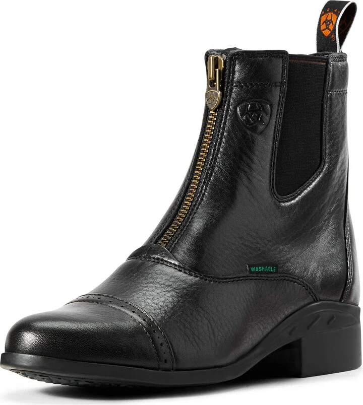 ARIAT BMVY9 Womens Heritage Breeze Zip Paddock Boot Black 5.5