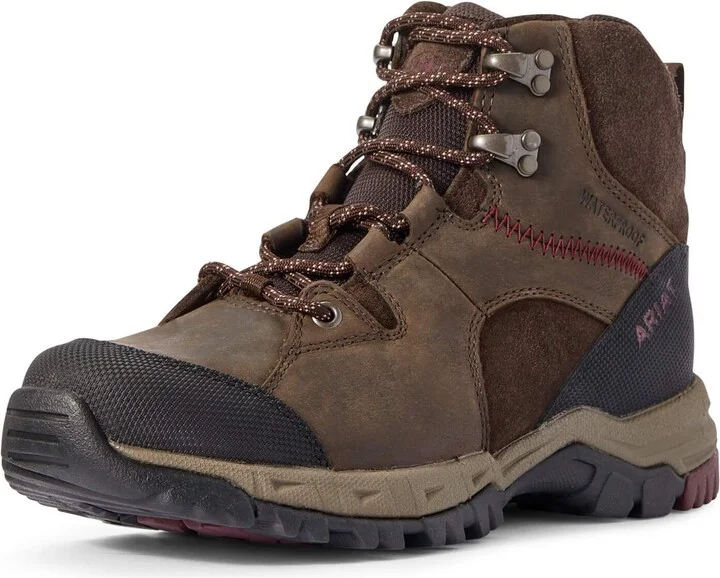 ARIAT BMVY9 Womens Skyline Mid Waterproof Dark Brown 9.5