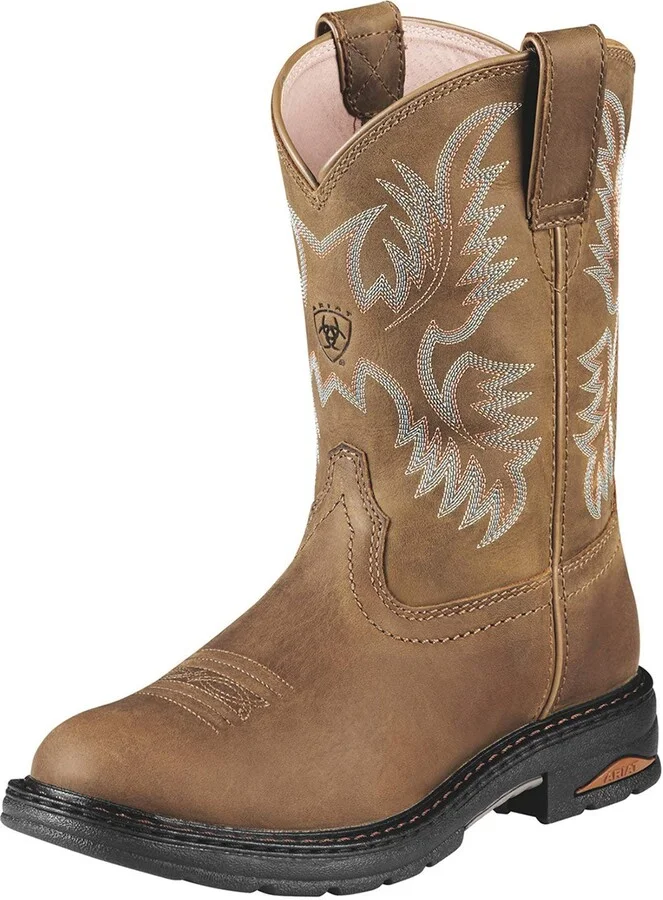 ARIAT BMVY9 Womens Tracey Composite Toe Work Boot Dusted Brown 11