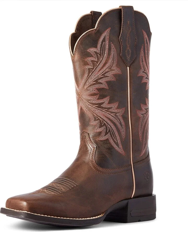 ARIAT BMVY9 Womens West Bound Western Boot Sassy Brown 11