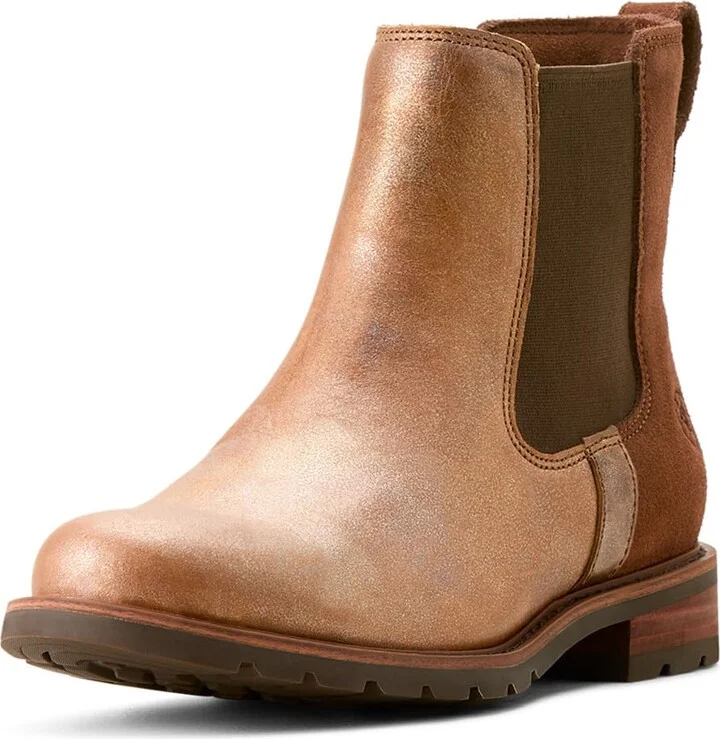 Metallic Pearl/Polo Brown