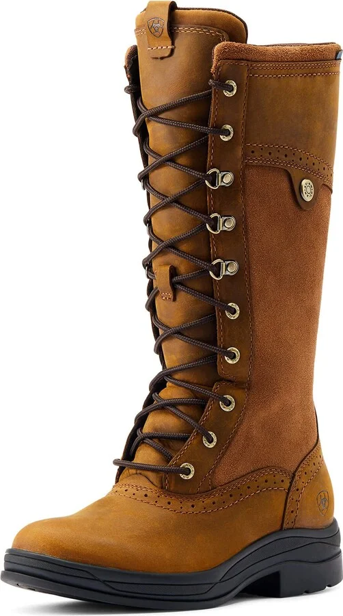 ARIAT BMVY9 Womens Wythburn II Waterproof Boot Weathered Brown 9.5