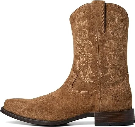 Ariat Bodie Western Boots Men's Boots Chestnut Suede : 12 M, Leather - Image 6