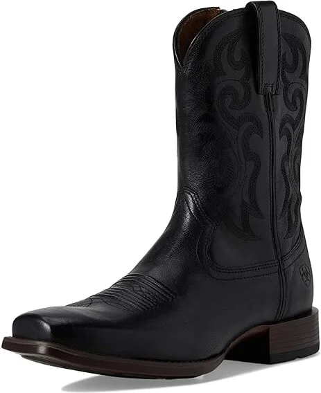 Ariat Bodie Western Boots Men's Boots Iron Black : 8.5 M, Leather - Image 5