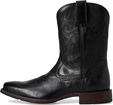 Ariat Bodie Western Boots Men's Boots Iron Black : 8.5 M, Leather - Image 6