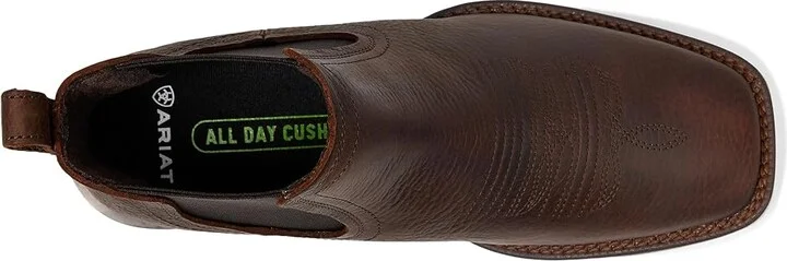Ariat Booker Ultra Western Boots Men's Shoes Brown Oiled Rowdy : 7 D - Medium, Leather - Image 2