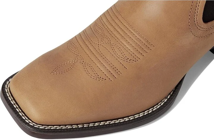 Ariat Booker Ultra Western Boots Men's Shoes Charro Tan : 7 D - Medium, Leather - Image 2