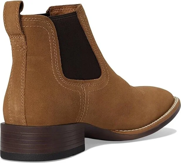 Ariat Booker Ultra Western Boots Men's Shoes Dijon Suede : 13 D - Medium, Leather - Image 4