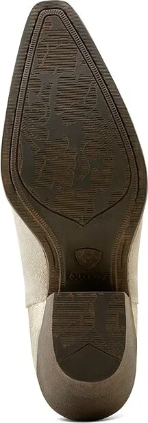 Ariat Bradley Western Boots Women's Shoes Cloud White Suede : 6.5 B - Medium, Leather - Image 3