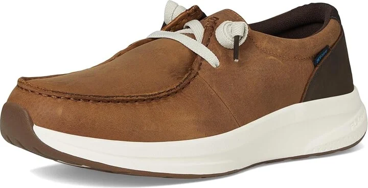 Ariat Buckeye Waterproof Shoes Men's Work Lace-up Boots Sunset Wheat/Dark Coffee : 8 D - Medium, Leather - Image 5