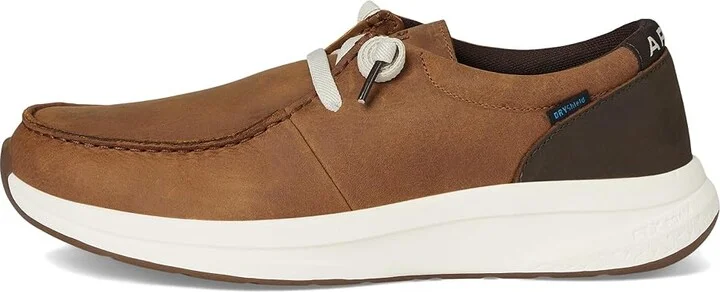 Ariat Buckeye Waterproof Shoes Men's Work Lace-up Boots Sunset Wheat/Dark Coffee : 8 D - Medium, Leather - Image 6
