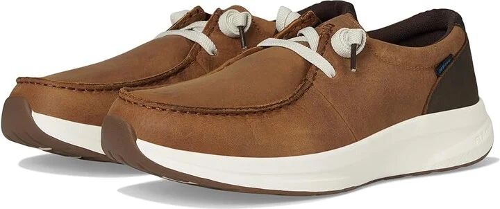 Ariat Buckeye Waterproof Shoes Men's Work Lace-up Boots Sunset Wheat/Dark Coffee : 8 D - Medium, Leather
