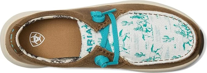 Ariat Buckeye Women's Shoes Honey Bear/Turquoise Westbound : 8.5 B - Medium, Leather - Image 2