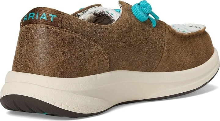Ariat Buckeye Women's Shoes Honey Bear/Turquoise Westbound : 8.5 B - Medium, Leather - Image 4