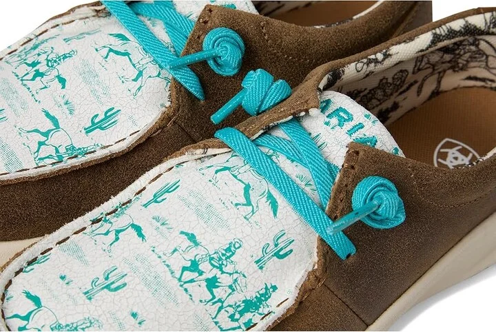Ariat Buckeye Women's Shoes Honey Bear/Turquoise Westbound : 8.5 B - Medium, Leather - Image 7