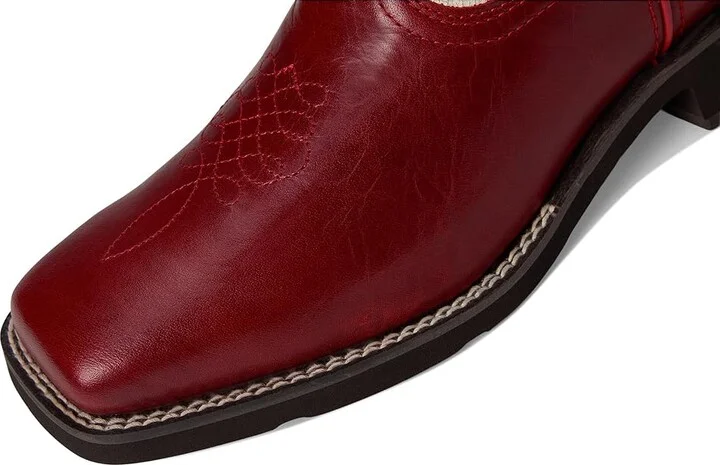 Ariat Callie Western Women's Boots Cowboy Women's Boots Cherry Red : 9 B - Medium, Leather - Image 2