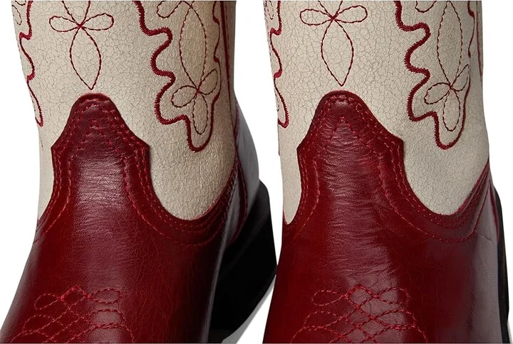 Ariat Callie Western Women's Boots Cowboy Women's Boots Cherry Red : 9 B - Medium, Leather - Image 7