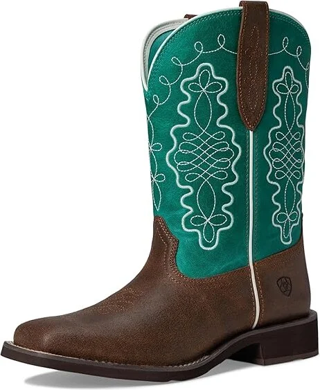 Ariat Callie Western Women's Boots Cowboy Women's Boots Worn Hickory : 8 B - Medium, Leather - Image 5