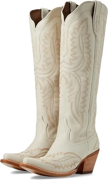 Ariat Casanova Western Boots Women's Boots Blanco : 5.5 B - Medium, Leather