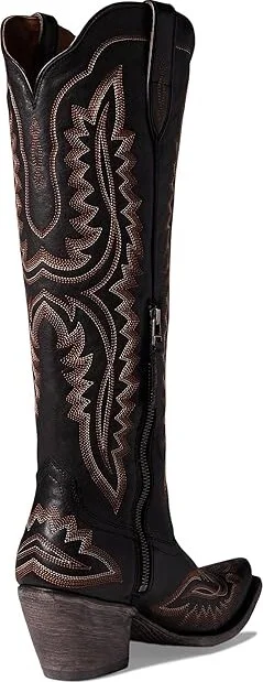 Ariat Casanova Western Boots Women's Boots Brooklyn Black : 5.5 B - Medium, Leather - Image 4