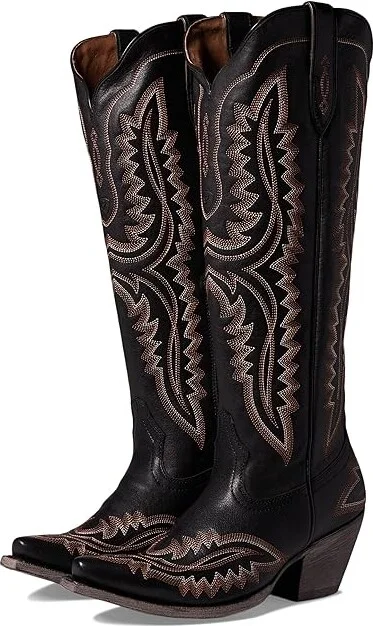 Ariat Casanova Western Boots Women's Boots Brooklyn Black : 5.5 B - Medium, Leather