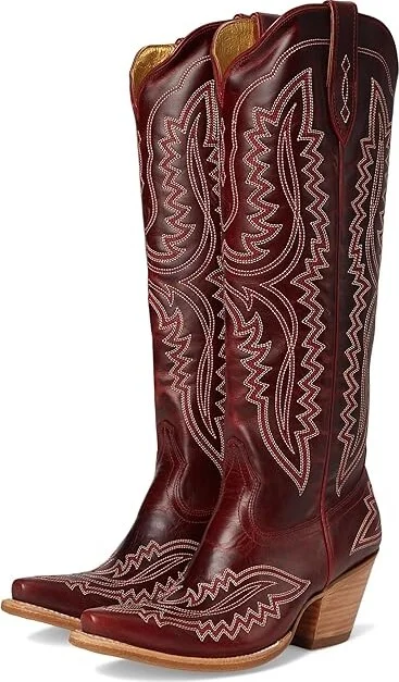 Ariat Casanova Western Boots Women's Boots Red Alert : 6 B - Medium, Leather
