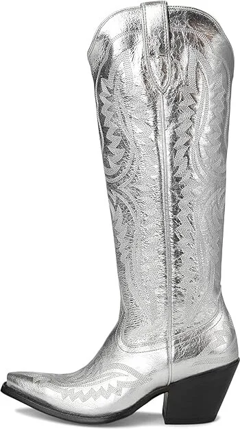 Ariat Casanova Western Boots Women's Boots Silver Shine : 7.5 B - Medium, Leather - Image 6