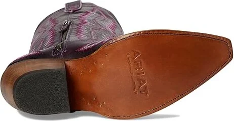 Ariat Casanova Western Boots Women's Shoes Deep Amethyst : 7.5 B - Medium, Leather - Image 3