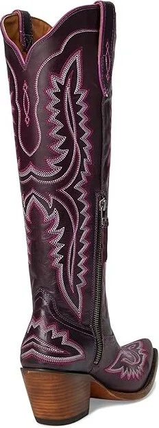 Ariat Casanova Western Boots Women's Shoes Deep Amethyst : 7.5 B - Medium, Leather - Image 4