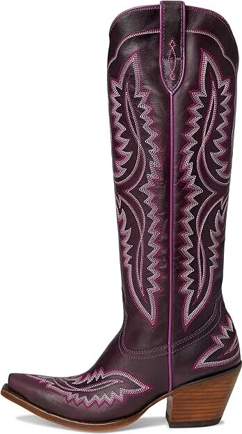 Ariat Casanova Western Boots Women's Shoes Deep Amethyst : 7.5 B - Medium, Leather - Image 6