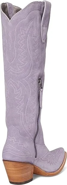 Ariat Casanova Women's Boots Misty Lavender Suede : 8.5 B - Medium, Leather - Image 4