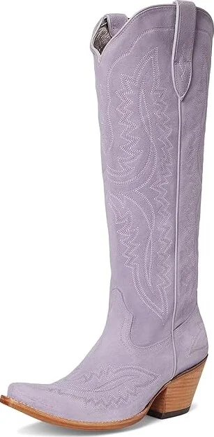 Ariat Casanova Women's Boots Misty Lavender Suede : 8.5 B - Medium, Leather - Image 5