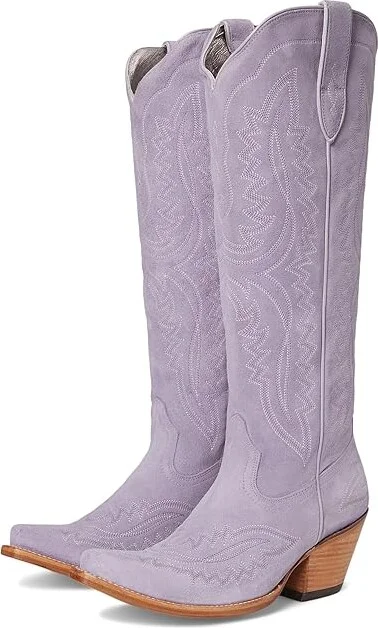 Ariat Casanova Women's Boots Misty Lavender Suede : 8.5 B - Medium, Leather