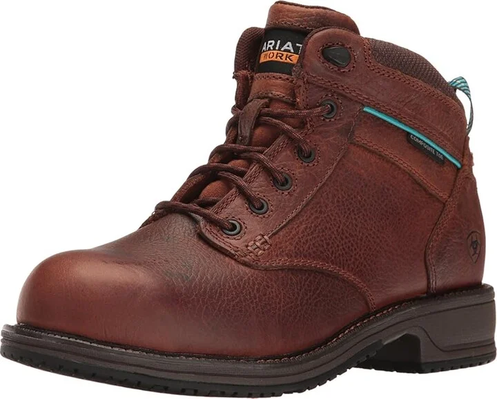 Ariat Casual Work Mid Lace SD CT Women's Work Boots Nutty Brown : 6 B - Medium, Leather - Image 2