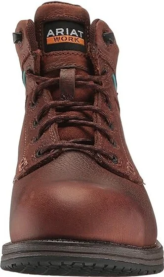 Ariat Casual Work Mid Lace SD CT Women's Work Boots Nutty Brown : 6 B - Medium, Leather - Image 6
