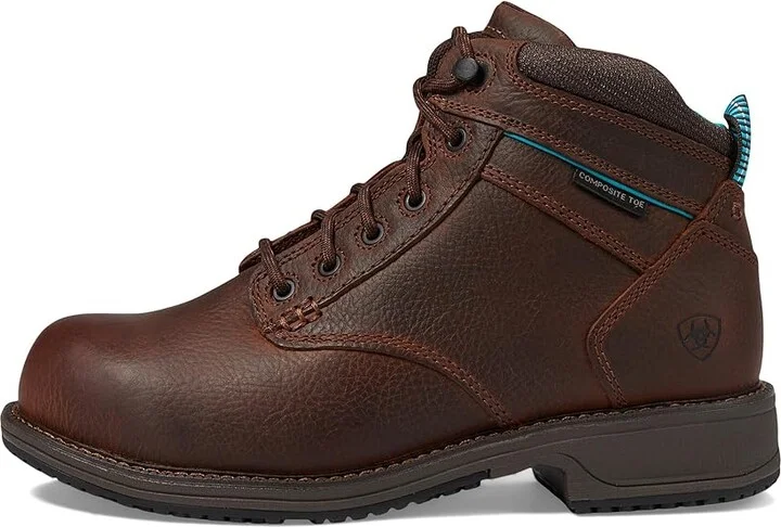 Ariat Casual Work Mid Lace SD CT Women's Work Boots Nutty Brown : 6 B - Medium, Leather - Image 7