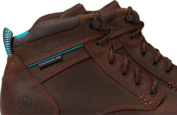 Ariat Casual Work Mid Lace SD CT Women's Work Boots Nutty Brown : 6 B - Medium, Leather - Image 8