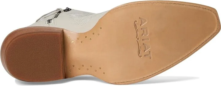 Ariat Cate Western Boots Women's Boots White Quartz : 6.5 B - Medium, Leather - Image 3