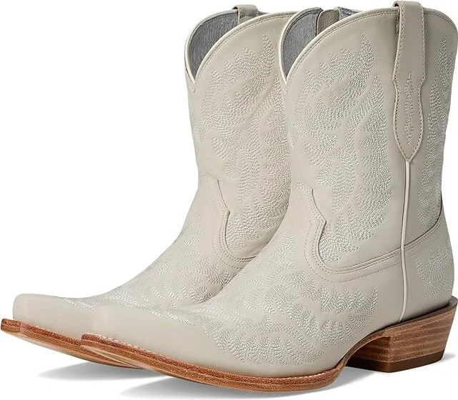 Ariat Cate Western Boots Women's Boots White Quartz : 6.5 B - Medium, Leather