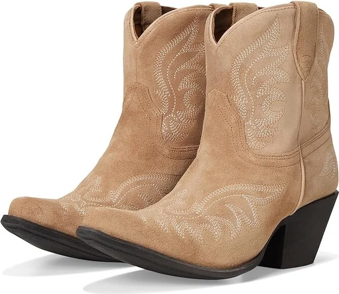 Ariat Chandler Western Boots Women's Shoes Truly Taupe : 8 B - Medium, Leather