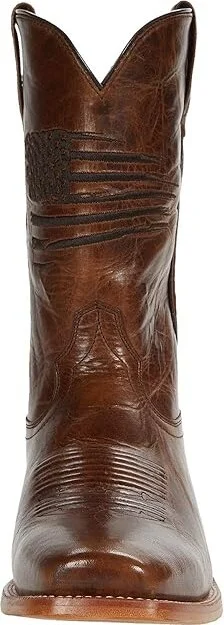 Ariat Circuit Patriot Cowboy Boots Bar Top Brown : 7 EE - Wide, Leather - Image 5