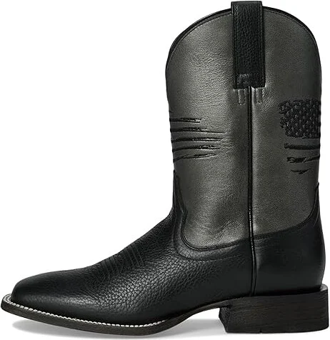 Ariat Circuit Patriot Cowboy Boots Black Night : 10.5 M, Leather - Image 6