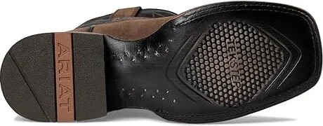 Ariat Circuit Paxton Western Boots Men's Shoes Ranch Brown Suede : 7 D - Medium, Leather - Image 3