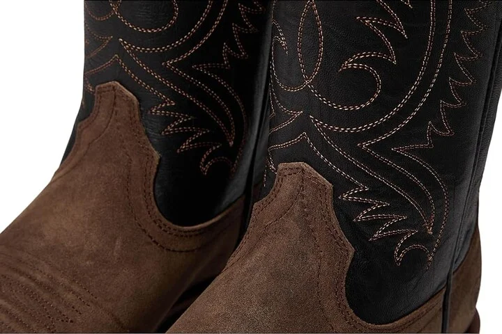 Ariat Circuit Paxton Western Boots Men's Shoes Ranch Brown Suede : 7 D - Medium, Leather - Image 7