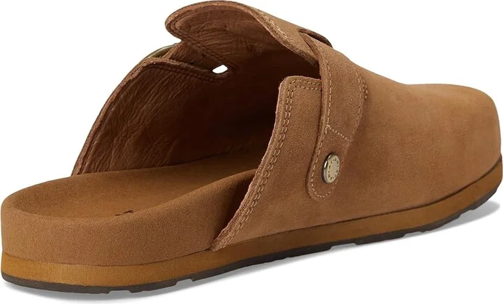 Ariat Country Mule Women's Flat Shoes Caramel Suede : 7 B - Medium, Leather/Rubber/Vinyl - Image 4